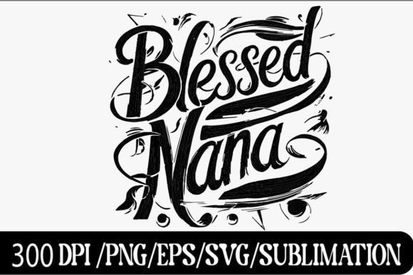 Blessed Nana SVG Review: Retro Varsity Embroidery Design