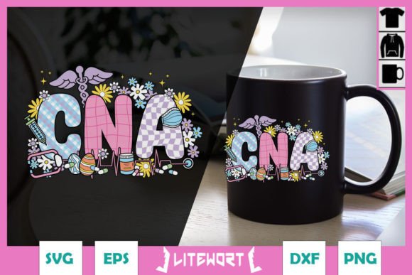 Easter CNA SVG Retro Design Review