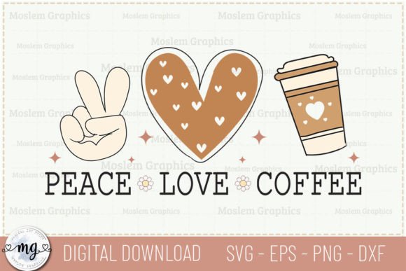 Peace Love Coffee - Retro Coffee SVG Review