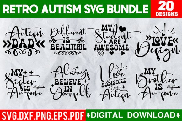 Retro Autism SVG Bundle Review