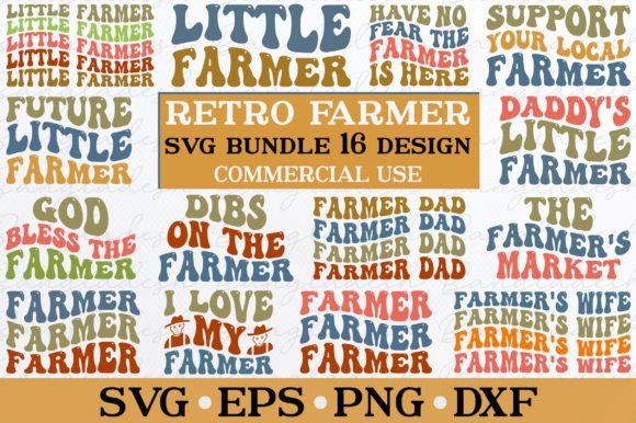 Retro Farmers Svg Bundle Review