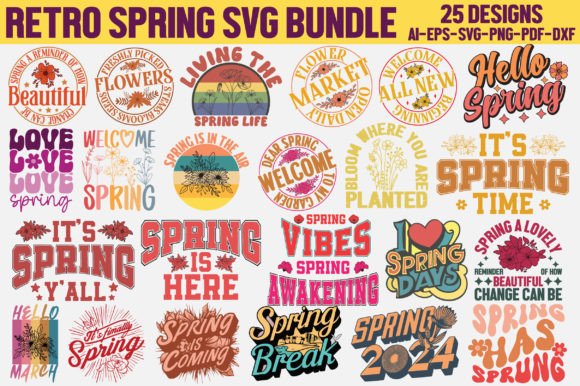 Retro Spring SVG T-Shirt Bundle Review