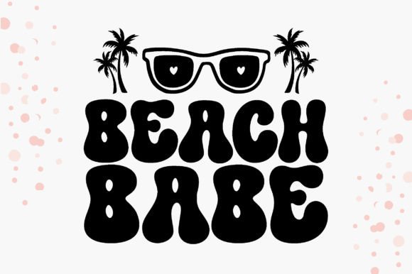 Retro Summer SVG, Beach Babe Embroidery Review