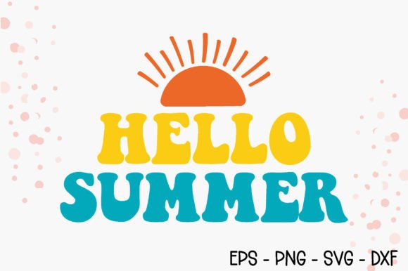 Retro Summer SVG - Hello Summer Embroidery Review