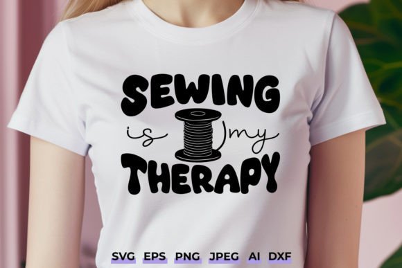Sewing Is My Therapy SVG Retro Crafting Review